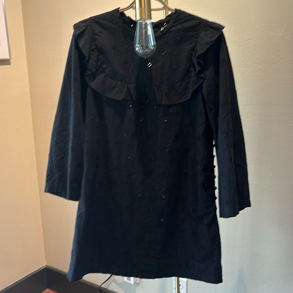 DÔEN black eyelet mini dress - xs